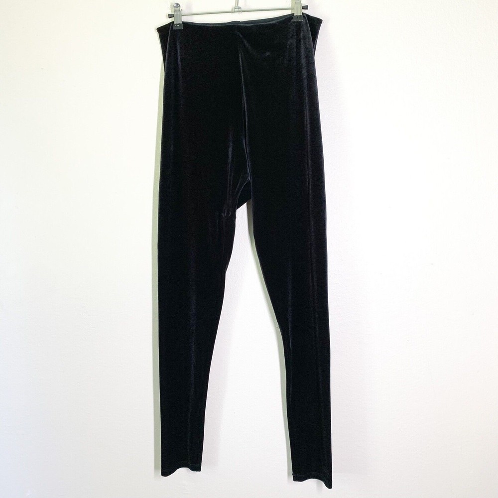 Commando Perfect Control Velvet Legging XL Black High Waist